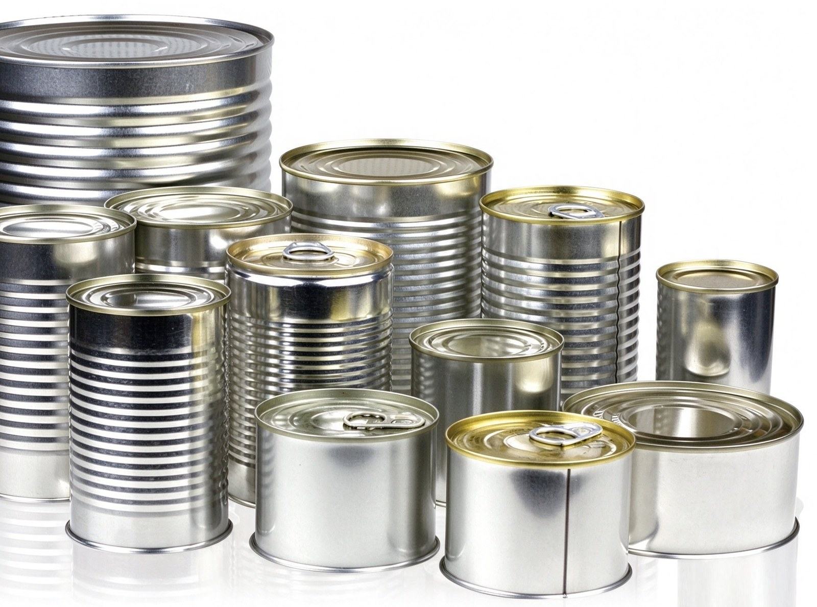 Tinplate three-piece can with easy open end and bottom end supplied by ZDA